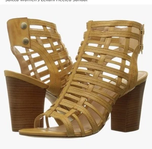 #Sbicca Women's Leilani Heeled #Sandal #gladiator #summer #leather - Picture 1 of 13