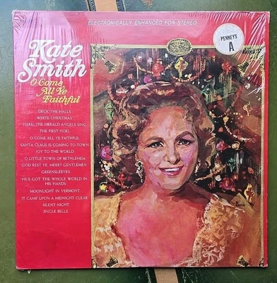 VTG Kate Smith O Come All Ye Faithful Christmas Record Vinyl 12" LP SPCX-1002 - Image 1 of 4