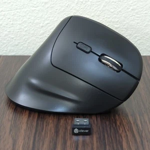 Ergonomic Wireless Vertical Mouse, iClever WM101 6 Buttons 2.4GHz Adjustable DPI - Picture 1 of 12