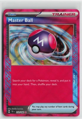 Pokemon Master Ball 153/162 SV05: Temporal Forces Holo card - Image 1 of 2