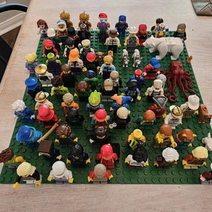 Lego Minifigures Lot of 76 Random Minifig Characters and Animals - Picture 1 of 15