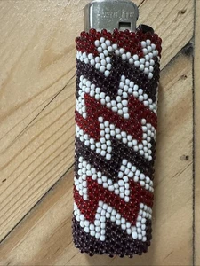 VTG 1970’s NATIVE AMERICAN NAVAJO BEADED LIGHTER Paiute Shoshone - Picture 1 of 6