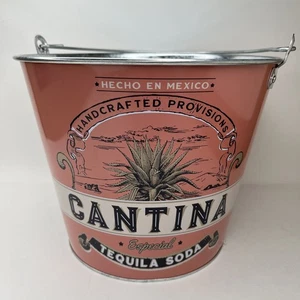 Cantina Tequila Soda Metalleimer Especial Hecho En Mexico - Bild 1 von 3