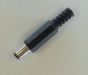 PLUGZ2GO 20 x DC Power Plug 2.1 x 5.5mm Jack Connector Male 9mm - Picture 1 of 1