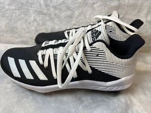 Adidas Size 7, Afterburner 6 Men's Boys Metal Baseball Cleats Black/White DB3433 - Picture 1 of 7