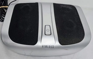 HoMedics Shiatsu Elite Foot Massager Silver With Heat FMS-200H Tested Works - Picture 1 of 3
