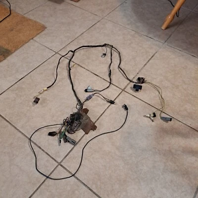 1973 1974 FORD RANCHERO TORINO BARKING BRAKE SEAT BELT WARNING CLOCK HARNESS - Image 1 of 4