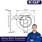 KGF Rear Brake Disc Fits Ford Focus C-Max Volvo V50 S40 C30 C70 + Other Models