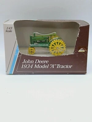 Vintage 1988 Ertl John Deere 1934 Model A Tractor Diecast 1:43 NRFB - Image 1 of 4