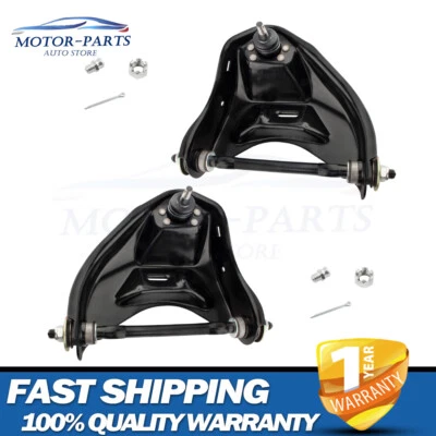 Juego de 2 brazos de control superiores delanteros para Chevy GMC Buick Oldsmobile Pontiac 2x2 Foto 1 de 4