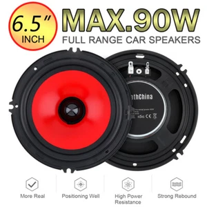2 Stück 6,5 Zoll Auto Lautsprecher Full Range Frequenz 90 W Mid-Bass Ultradünn 90 dB - Bild 1 von 11