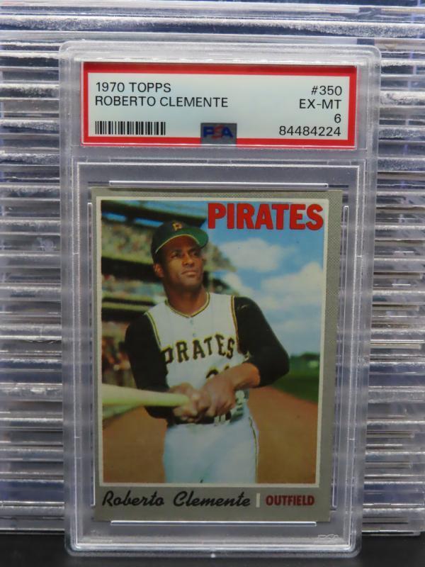 1970 Topps Baseball Roberto Clemente #350 PSA 6 Pittsburgh Pirates EX-MT