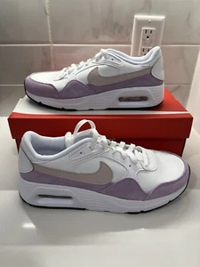 Nike Air Max SC Sneakers Shoes White Platinum Violet Women’s Size 10 CW4554-120 - Picture 1 of 7