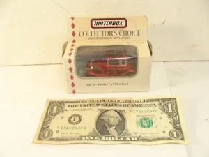 Matchbox Collector's Choice Red Model A Hot Rod #5 - 1 of 10,000 - 1994 - Picture 1 of 1
