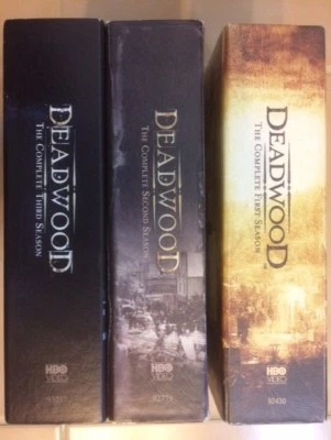 Deadwood: Complete Series 1-3 set (18-disc DVD) Seasons 1 2 3 lot authentic R1 - Image 1 of 2