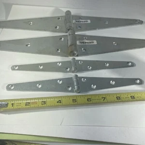 4 heavy duty strap hinges 2 Styles - Picture 1 of 9