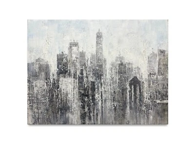 Hungryartist -Original Oil Painting of Cityscape on Canvas 36x48 - Изображение 1 из 4