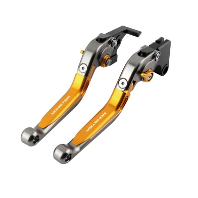 Palanca de embrague de freno de mano extensible plegable para Ducati Monster 1200 S R 2014-2019 Foto 1 de 4