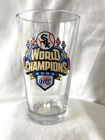 Chicago White Sox, Miller Lite Beer 16oz Glass, World Series Champions 2005 MLB Cover