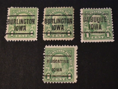 4 - 1922 US Stamps - Scott #552 - Precancels - Used - Iowa - Image 1 of 2