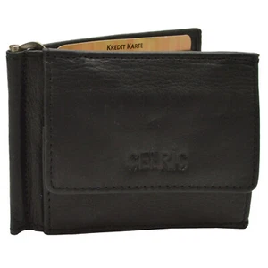 flevado Echt Leder Geldbörse klein schmal mit Dollar Clip Herrengeldbörse RFID - Bild 1 von 5