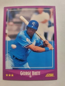 1988 Score #11 George Brett Kansas City Royals HOF