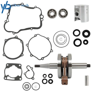 Kit de reconstrucción de motor para Yamaha YZ 85 2002-2015 2016-2018 junta de pistón del cigüeñal Foto 1 de 4