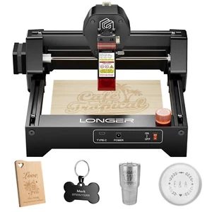 Longer RAY5 Mini 3.5w Lazer Engraving Machine Printer Wood Handgefertigt DIY DE - Bild 1 von 14
