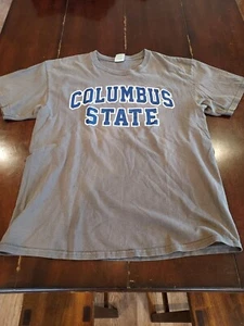 Columbus State University College T-shirt Men's Large Gray - Picture 1 of 5