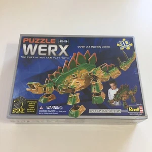 REVELL Werx 3D Dinosaur Puzzle w Pivoting Joints Stegosaurus RMXY8032 Posable - Picture 1 of 4
