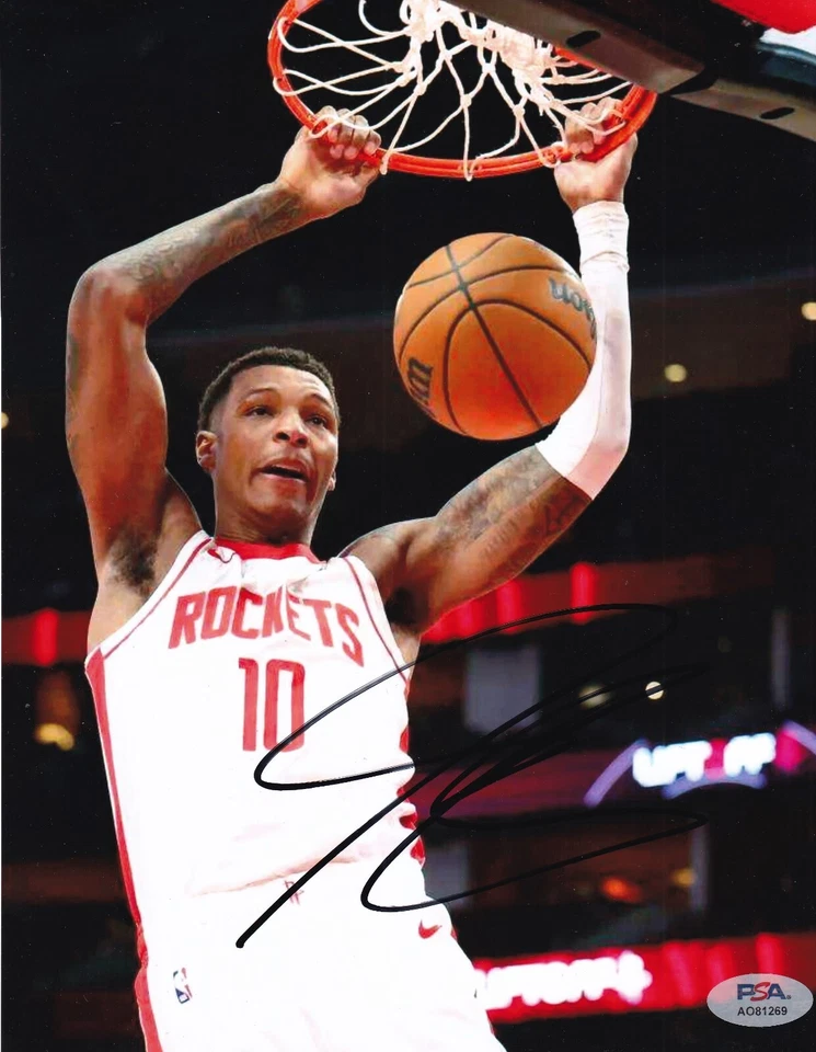 JABARI SMITH JR signed (HOUSTON ROCKETS) basketball 8X10 photo PSA/DNA AO81269 - Image 1 of 1