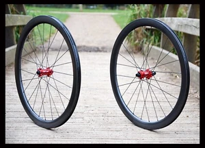 TOP CLASS HANDBUILT Carbon Ti X-road SP CL disc / Farsports 45 carbon / CX-Ray - Picture 1 of 8