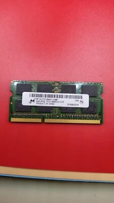 MICRON 4GB 2RX8 PC3-10600S-09-11 DDR3 MT16JTF51264HZ-1G4M1 LAPTOP MEMORY N8-4(12 - Image 1 of 2