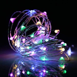 5M 50led USB Fairy Light Multicolor Copper Wire String Strip Party Garland Decor - Picture 1 of 9