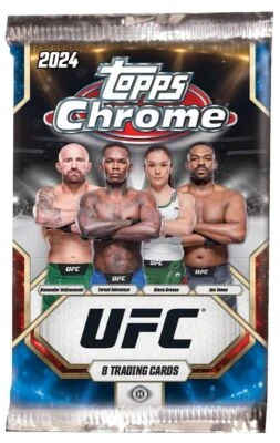 2024 UFC Topps Chrome - Base INSERTS - Pick Your Fighter! 99% Are $1 - Image 1 of 2