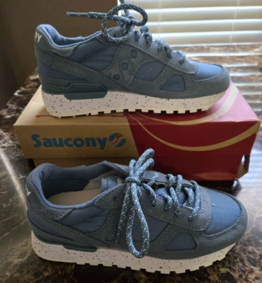 Zapatos originales Saucony Shadow, verde azulado/azul, talla 4 hombre/5,5 mujer Foto 1 de 4