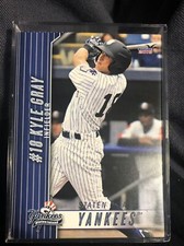 2018 Staten Island Yankees Choice #12 Kyle Gray Blanco Texas TX Baseball Card