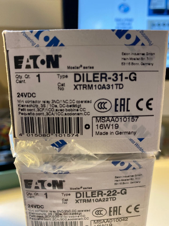 Relé XTRM10A31TD 24VDC EATON Foto 1 de 1