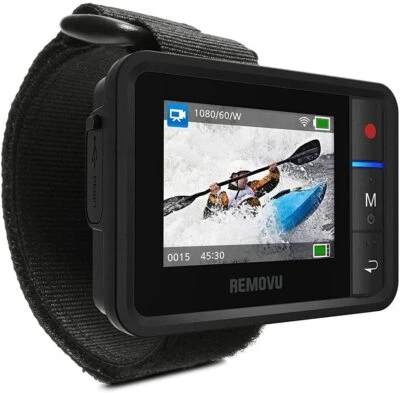 Removu REMOVU R1+ (Plus) Waterproof (IPX7) Wireless Remote Viewer for GoPro4/5/6 - Image 1 of 4