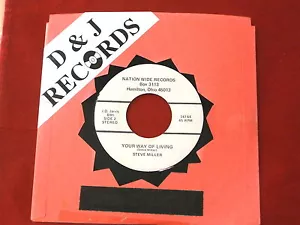 STEVE MILLER~YOUR WAY OF LIVING~ MEGA RARE~ASS KICKER BREAK~OUT ~ ROCKABILLY 45 - Imagen 1 de 2