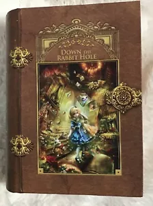 Masterpieces Down The Rabbit Hole Alice in Wonderland 1000 Pc Puzzle Book Box - Picture 1 of 6