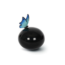 Butterfly Keepsake Urn Ashes Mini Funeral Urn Memorial Resin Token Urn Blue