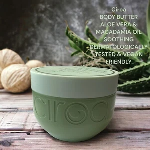 Ciroa BODY BUTTER Aloe Vera & Macadamia Oil 15.8 oz Soothing Refresh EcoPure - Picture 1 of 12