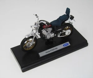 Modellino Moto 1:18 Honda Steed 600 - Chopper di Welly - Foto 1 di 3