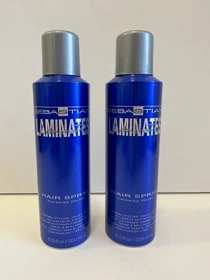 2 X Esmalte de acabado en spray para cabello laminado Sebastian 8,5 oz Foto 1 de 2