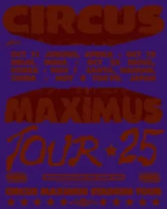 Travis Scott The Circus Maximus Tour 2025 Dates List Start On October 11 Poster - Picture 1 of 2