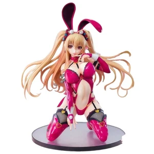 Caroline Yuri Bunny Girl Pink Outfit PVC Model Statue Figure Collectible 33cm - Picture 1 of 4