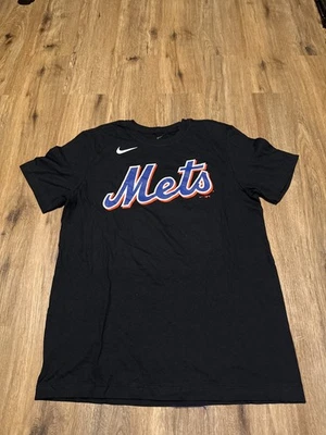 Camiseta Nike New York Mets Manga Corta MLB Auténtica Max Scherzer Para Hombre M Negra Foto 1 de 4