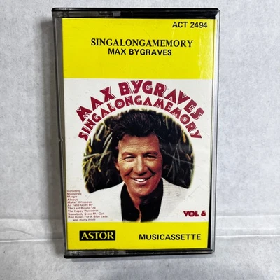 Max Bygraves Singalong Memory Cassette Tape Vintage 1974 Astor ACT 2494 - Image 1 of 4