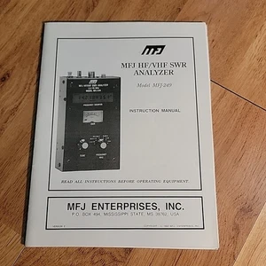 MFJ 249 SWR HF/VHF SWR Analyzer Bedienungsanleitung - Bild 1 von 4